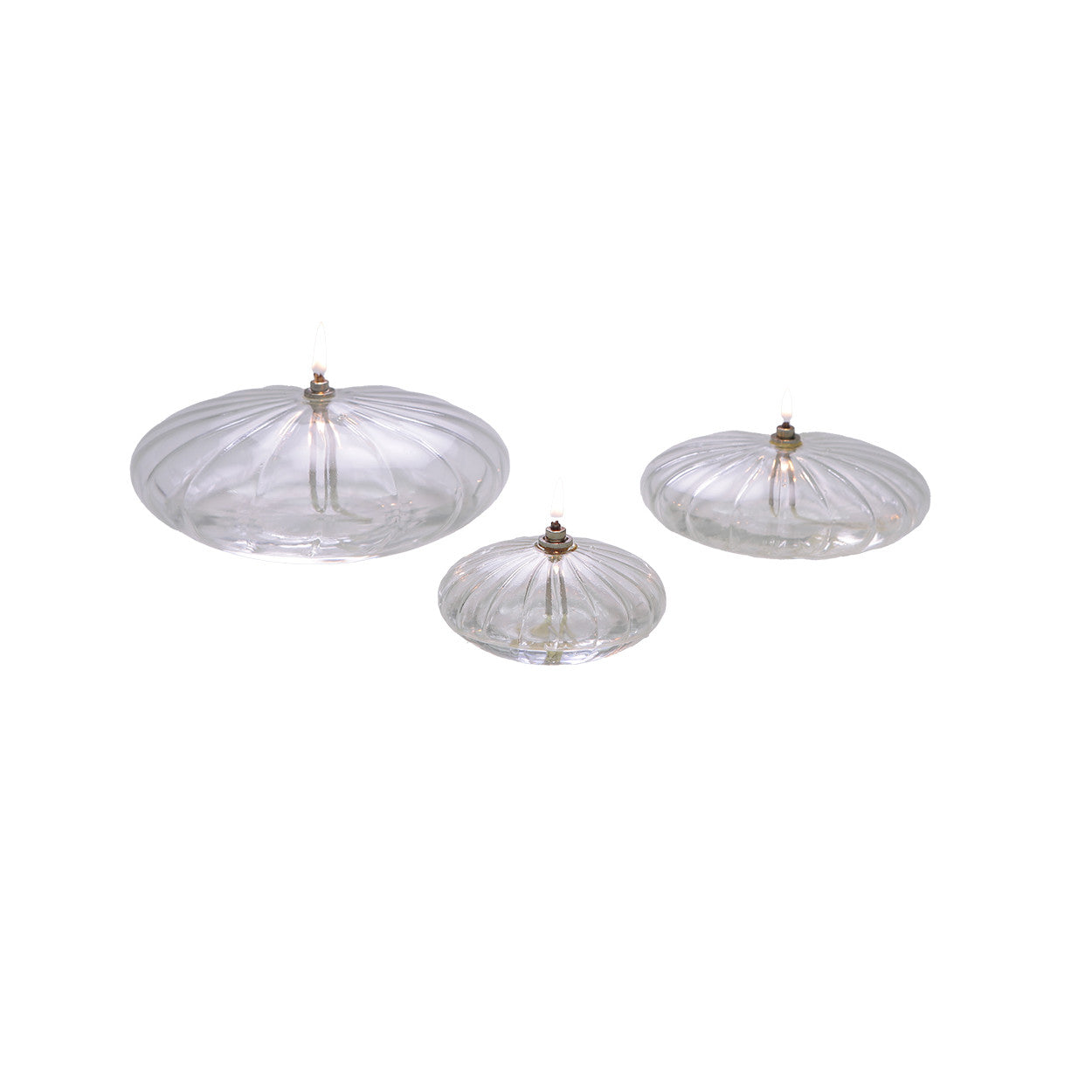 Lampe à huile -Ellipse Striée