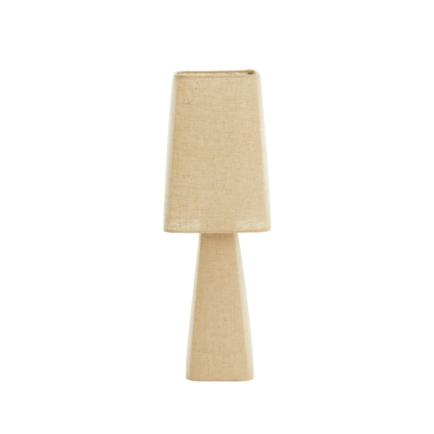 Lampe de Table MIKKO – Toile Naturelle – 20 x 20 x H58 cm
