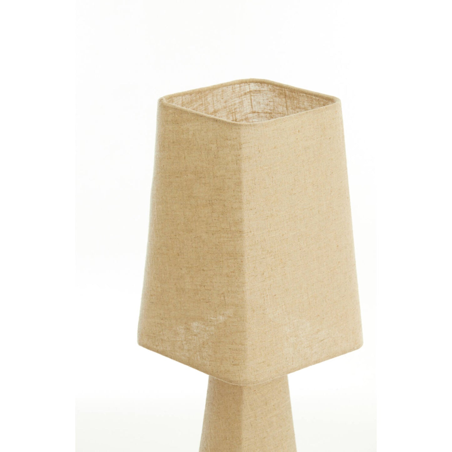 Lampe de Table MIKKO – Toile Naturelle – 20 x 20 x H58 cm