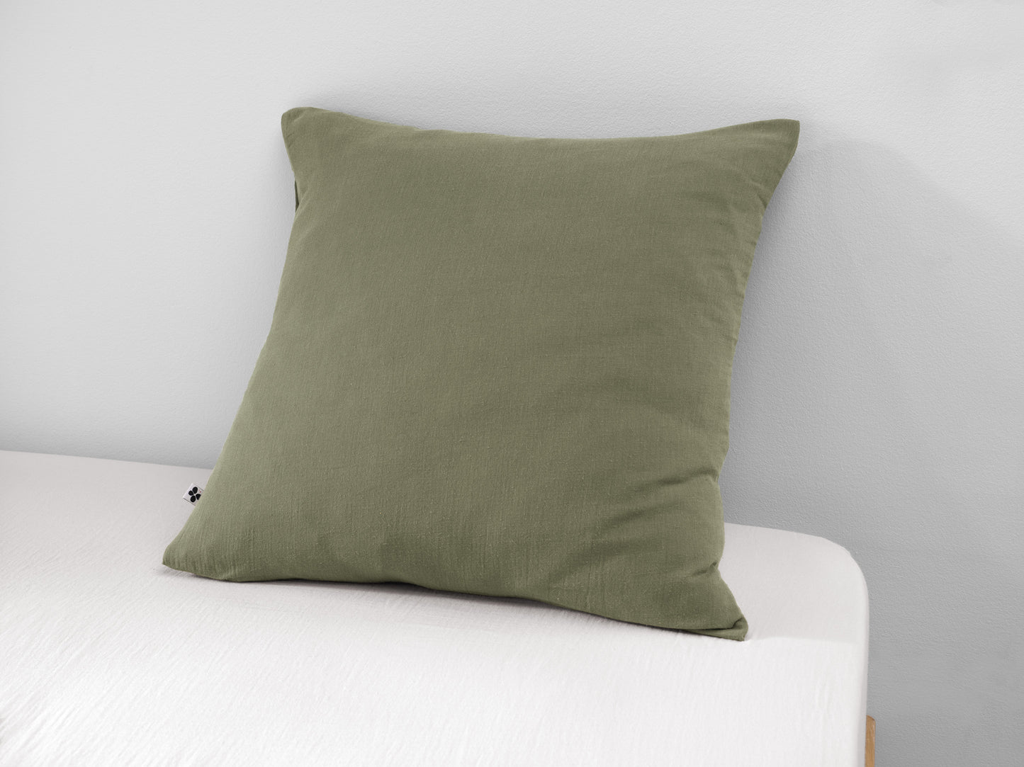 Taie d’oreiller 60 x 60 cm Gaze de coton unie GAÏA