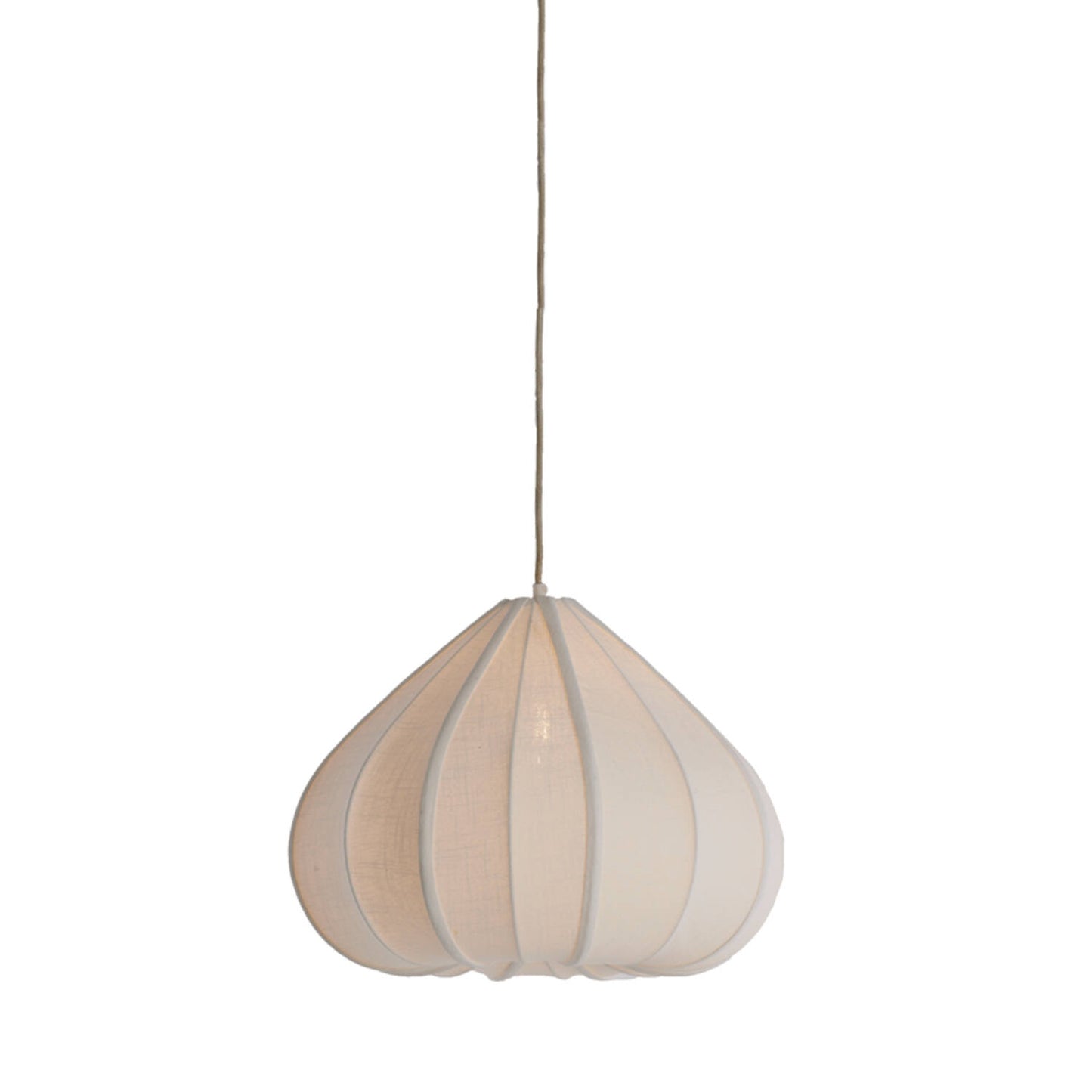 Suspension ZUBEDA – Crème – Ø49 x H36 cm