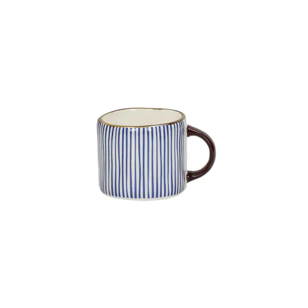 Tasse espresso ANAFI bleue en porcelaine 11,5 cl – 9,2 x 7 x H6 cm