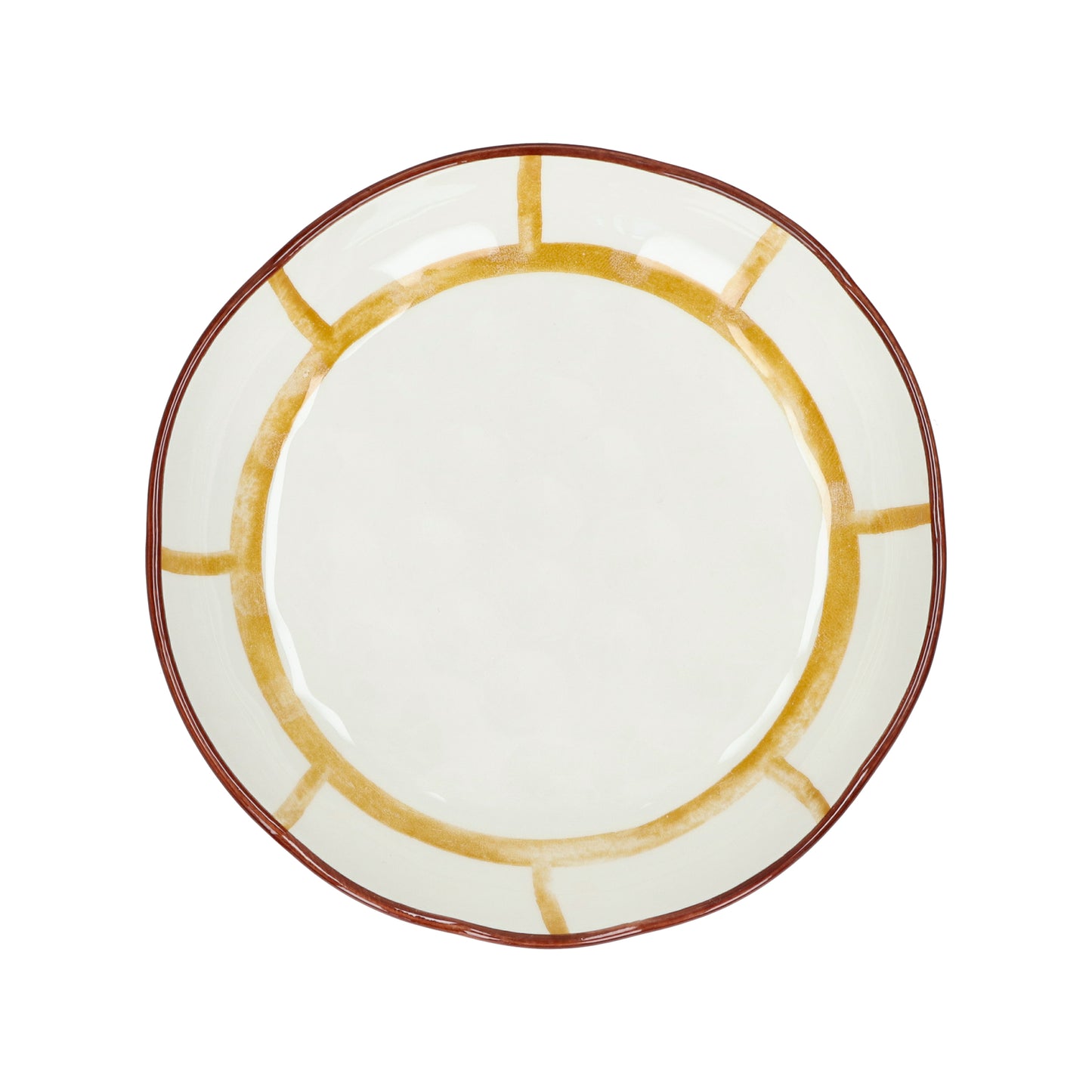 Assiette creuse - MYKONOS - blate - porcelaine - DIA 20 x H 3,5 cm - jaune