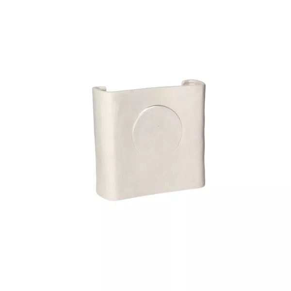 Applique murale ECLIPSE blanche en grès – 17,5 x 6 x H18 cm