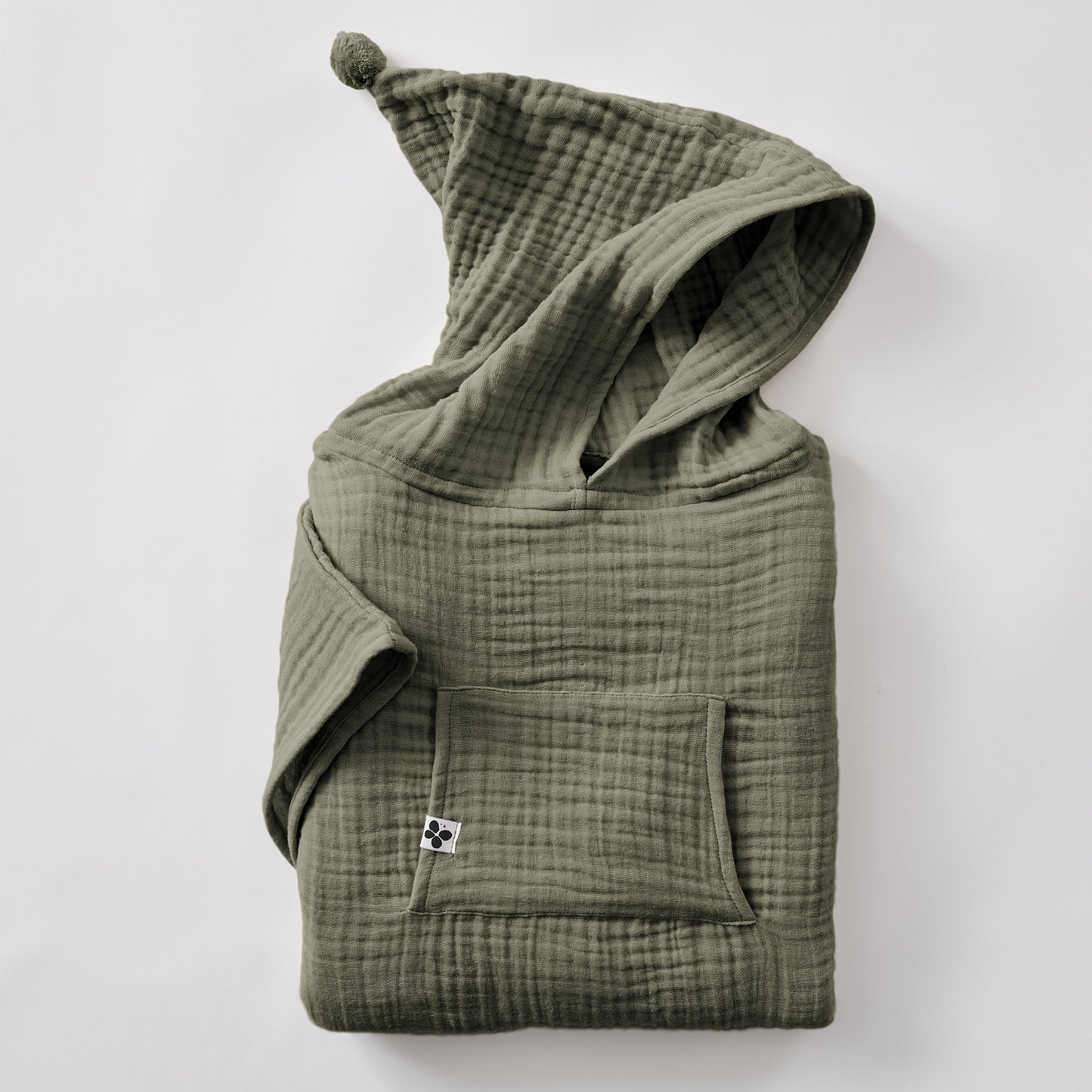 Poncho enfant mixte 2/5 ans Gaze de coton unie GAÏA