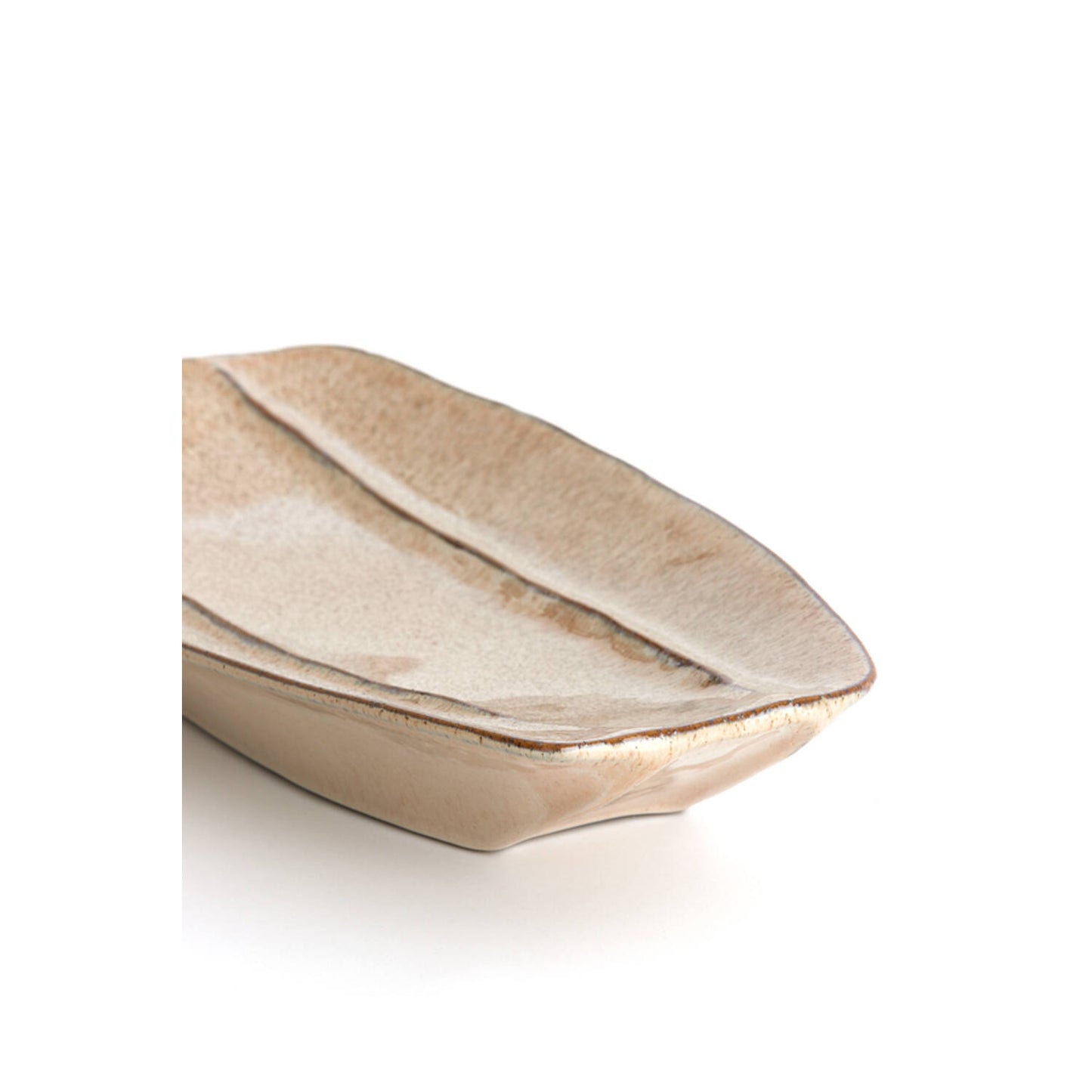 Plat BENFICO – Beige brillant