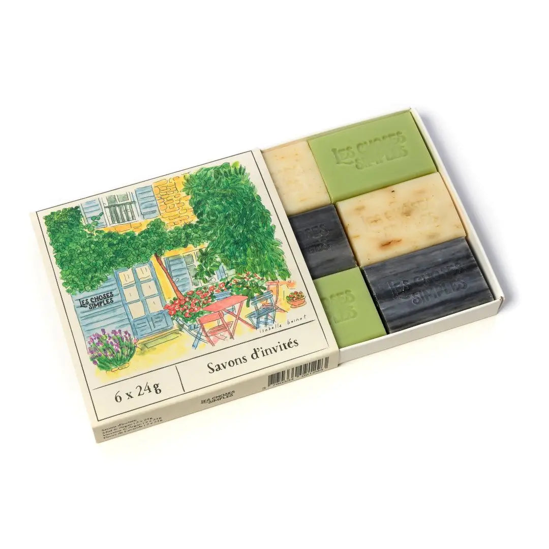 Coffret de 6 Savons d'Invités – Les Choses Simples