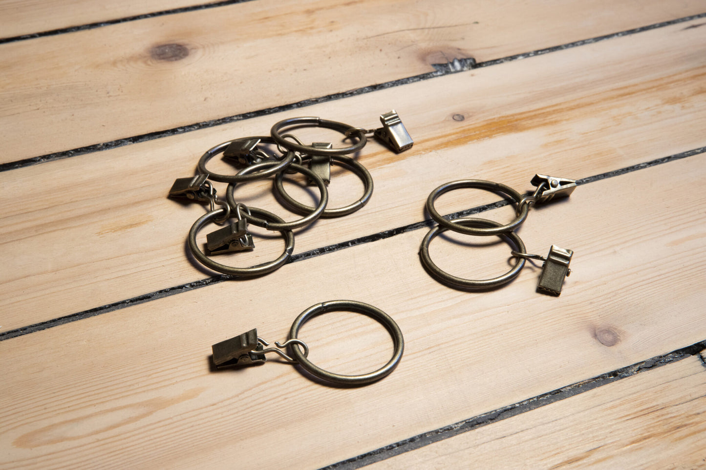 Lot de 8 clips pince avec pochon