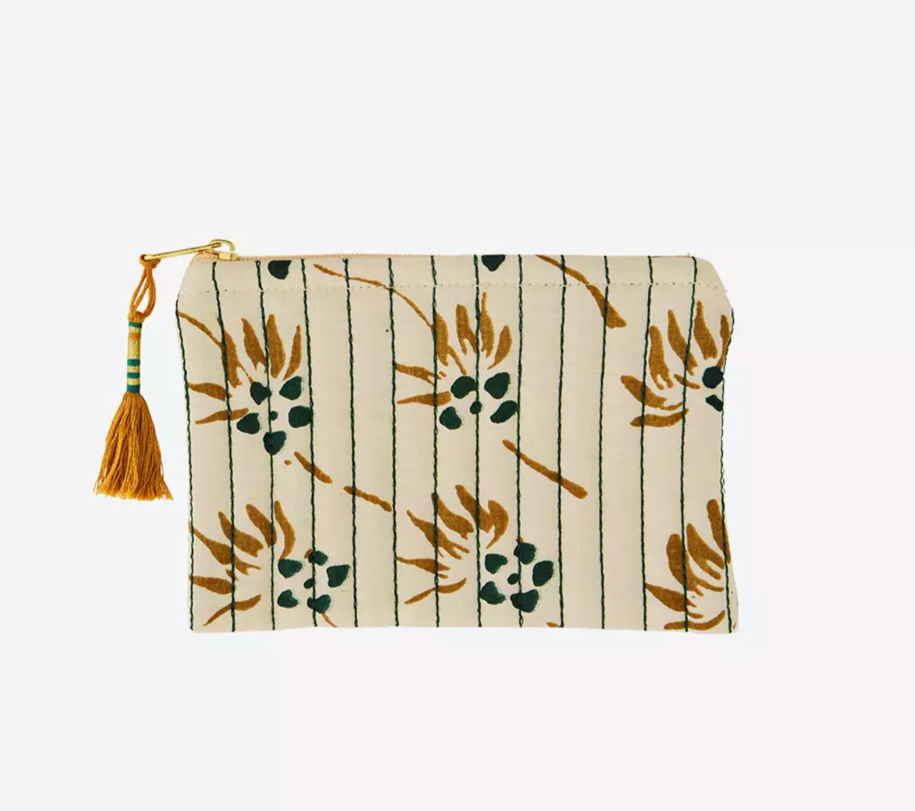 Petite pochette en coton imprimé