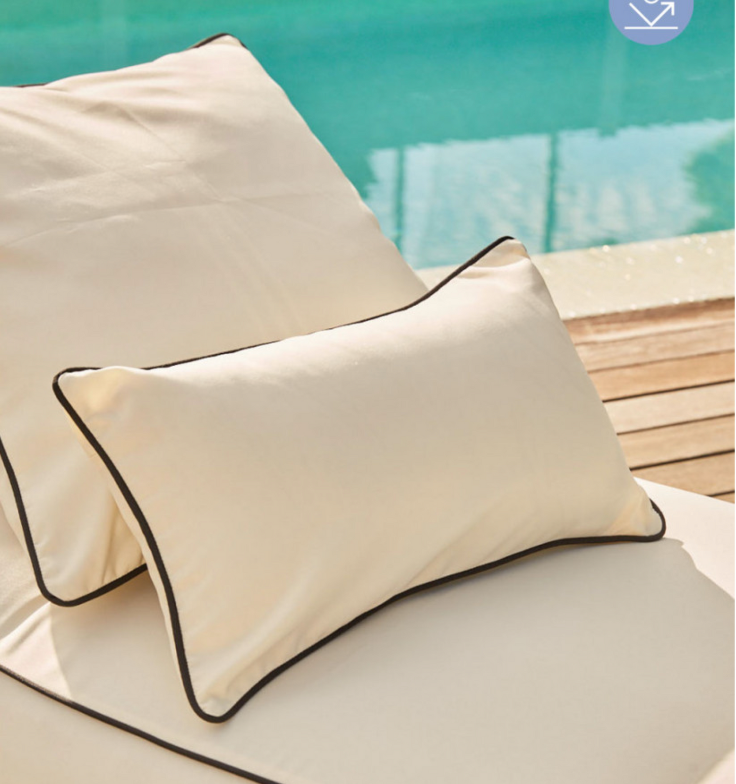 Coussin d'extérieur - Cloud - Ecru