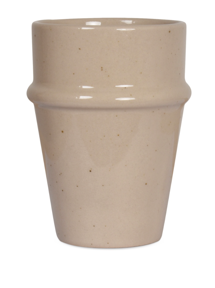 Gobelet Wabi gm full grège moucheté