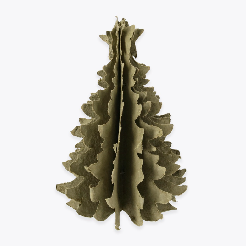 Sapin en papier debout- H23cm