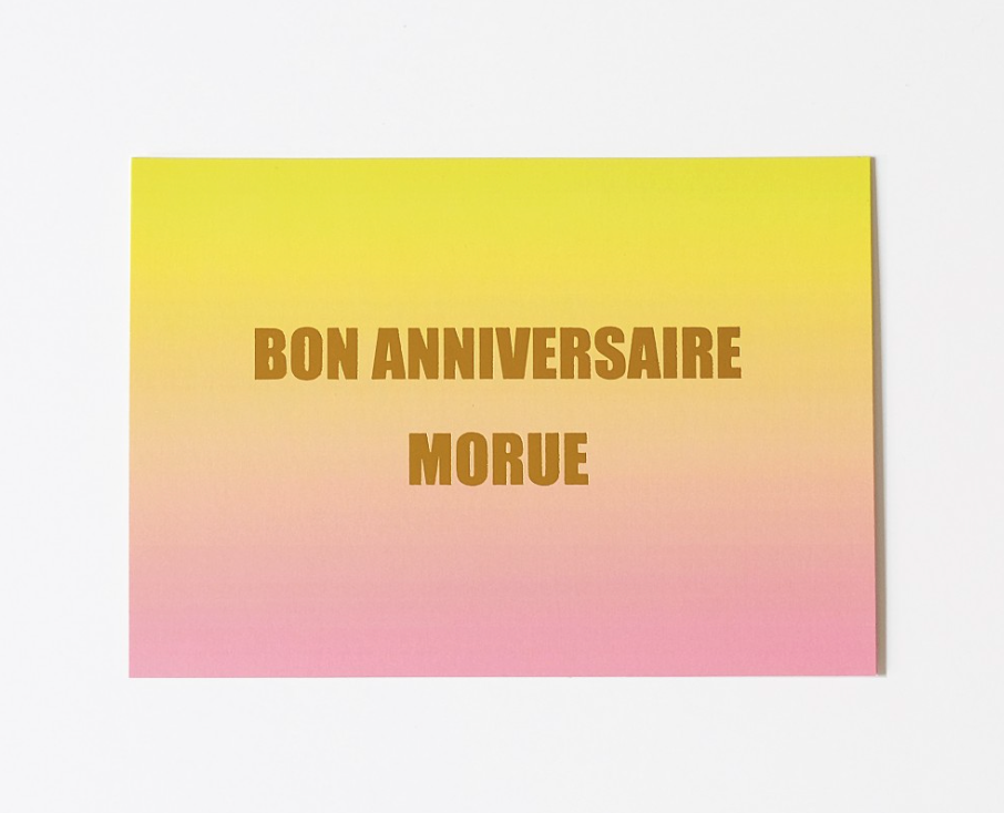 Carte + enveloppe anniversaire bichette - Félicie Aussi