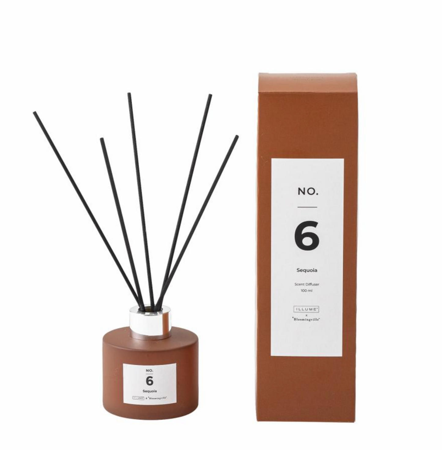 NO. 6 - Sequoia Diffuseur de parfum, Marron, Parfum Liquide