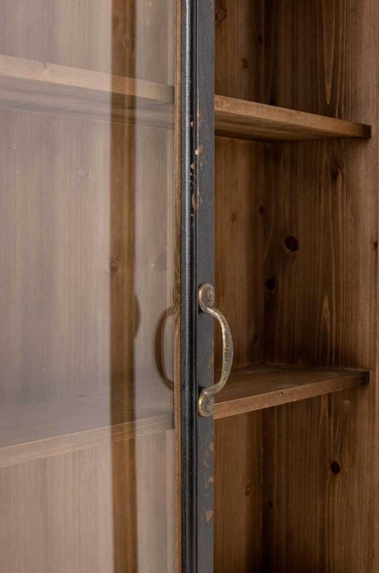 Armoire - Hazem - Noir - Bois de sapin