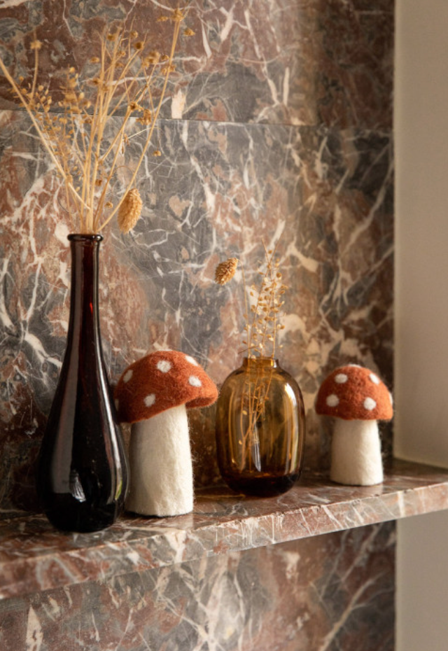 Dotty - champignon - 100% feutre