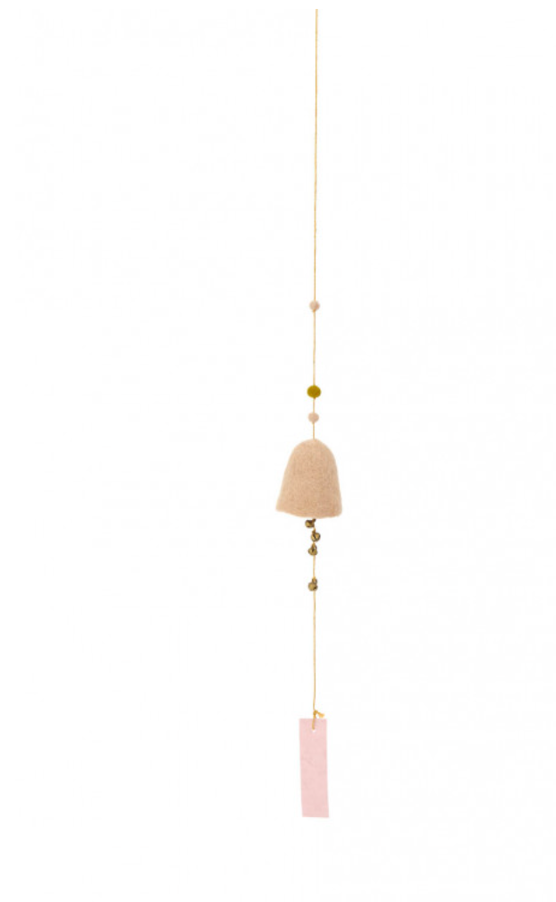 Cloche - feutre, laine & papier