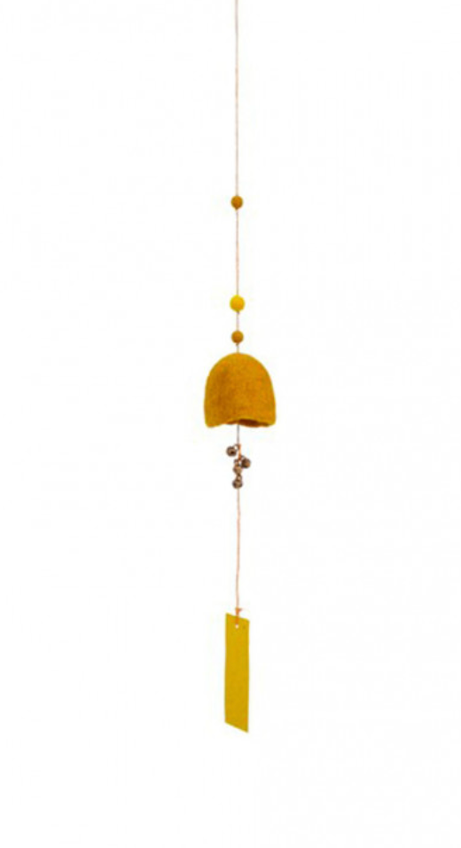 Cloche - feutre, laine & papier