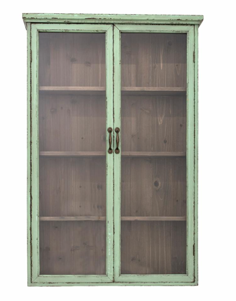 Armoire - Hazem - Verte - Bois de sapin