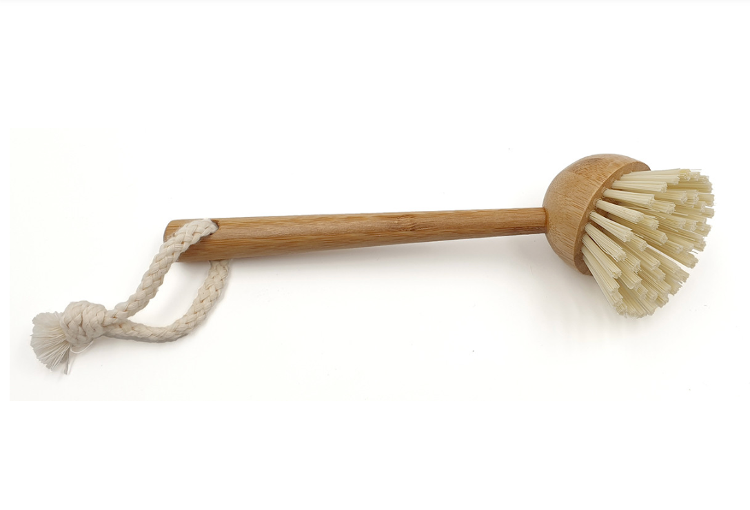 Brosse a vaisselle naturelle avec manche