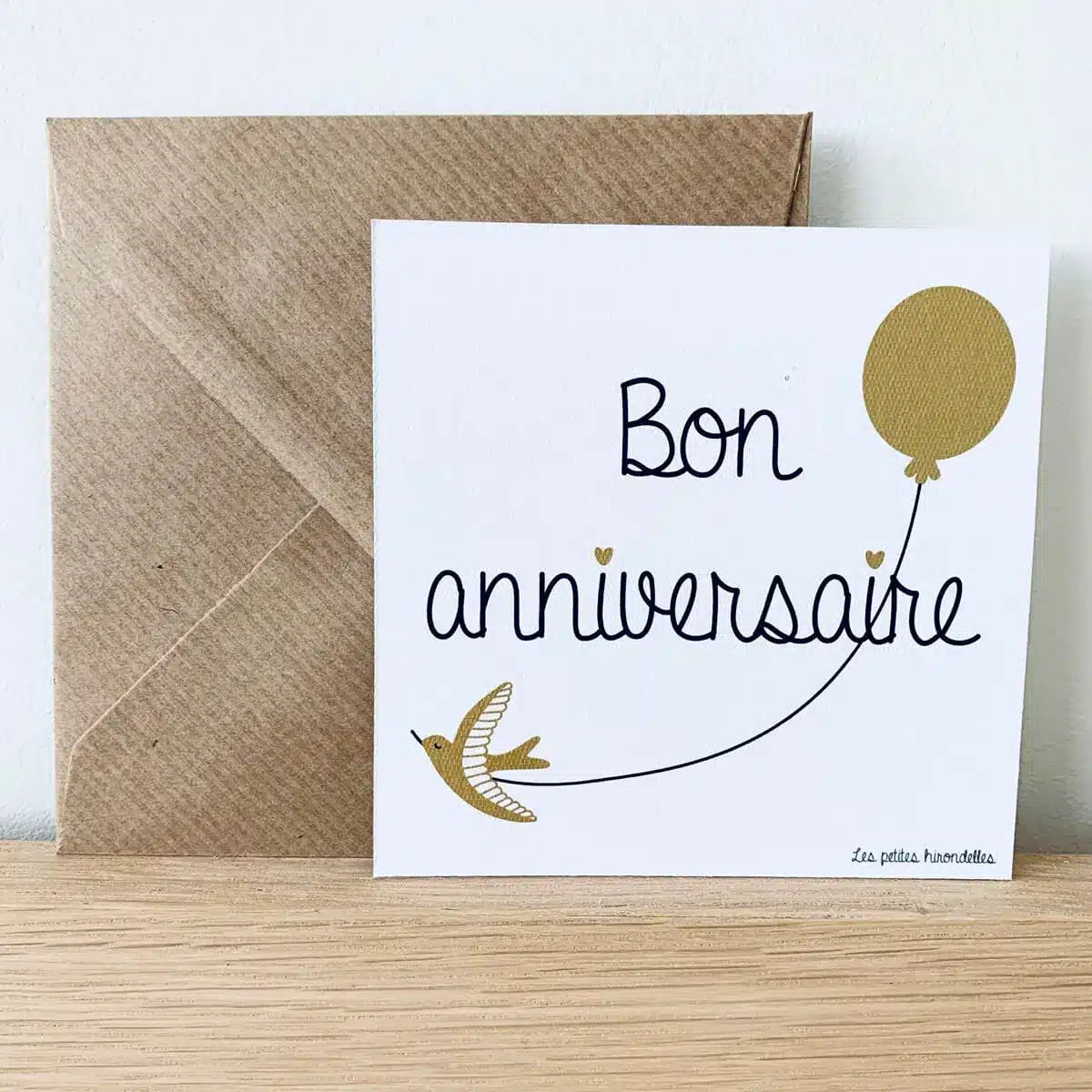 Carte & enveloppe - Les Petites hirondelles