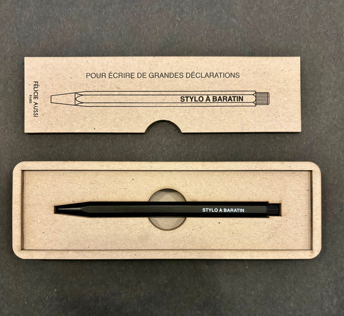 Stylo avec plumier - Félicie Aussi