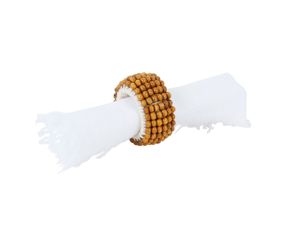 Rond de serviette perlé – Ø 4 cm