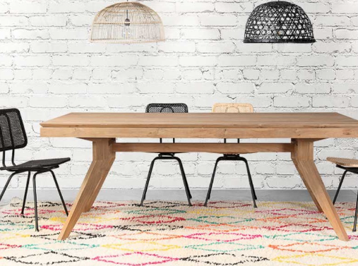 Table BJORN - teck recyclé
