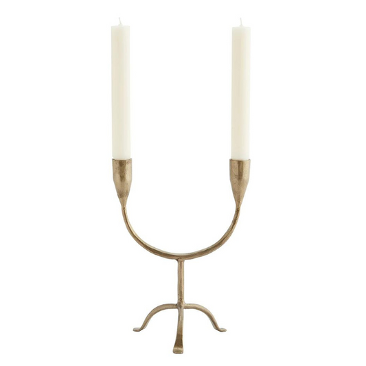 Location Chandelier deux branches doré - Mariage & Évènements