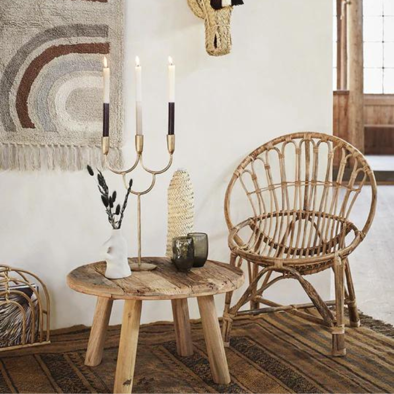 Location Chandelier deux branches doré - Mariage & Évènements