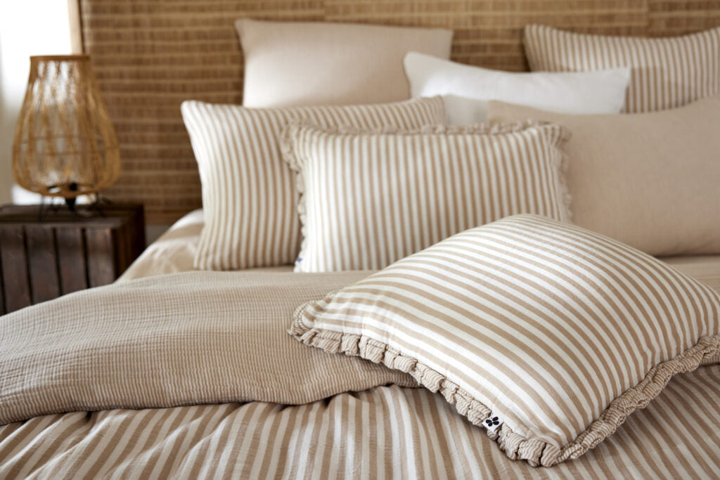 Coussin ROMIE ficelle – 40 x 60 cm