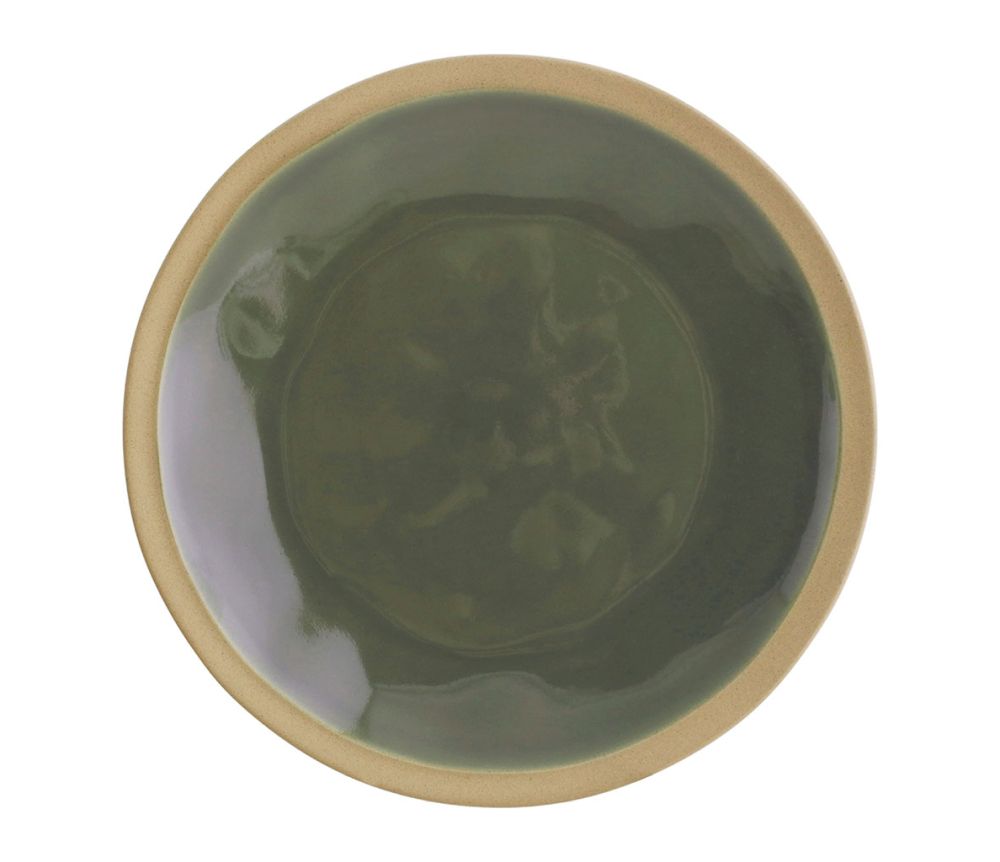 Assiette Plate en Grès Jade