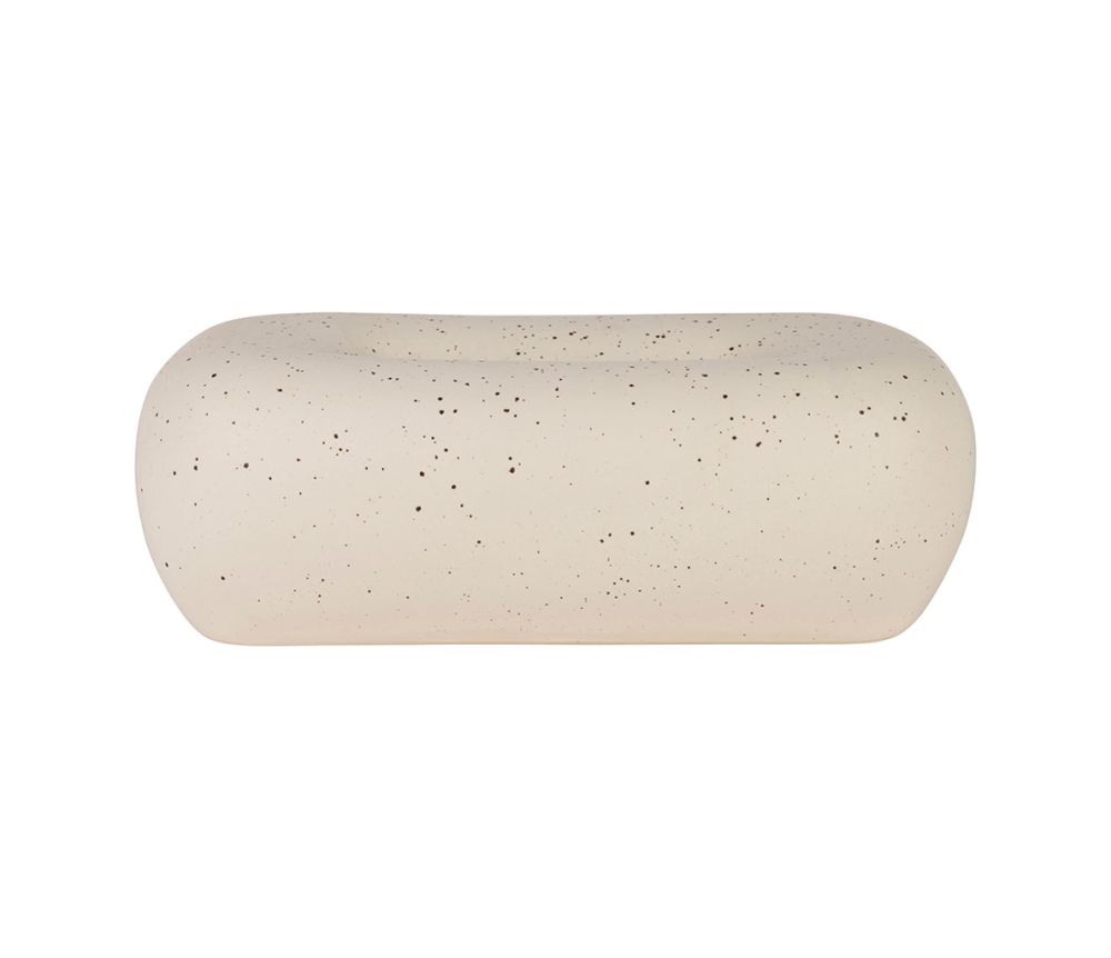 Boîte mouchoir céramique crème