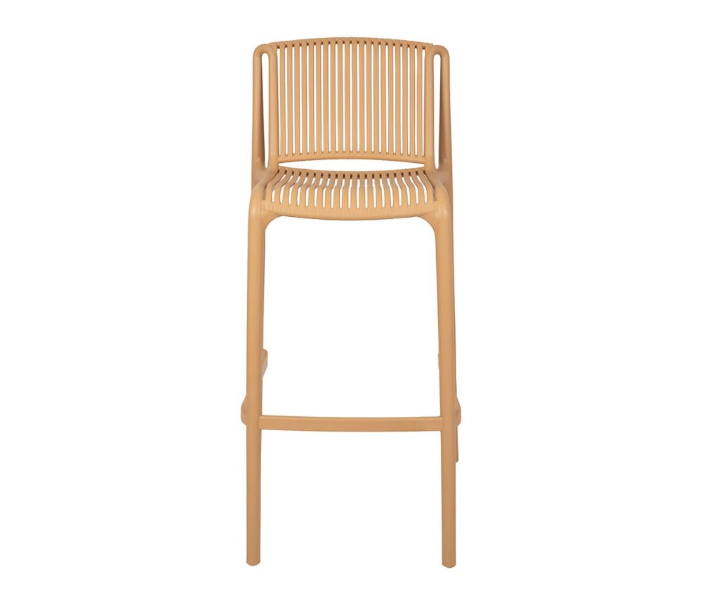 Chaise Haute Beige – 52,5 x 49 x H100 cm – Polypropylène