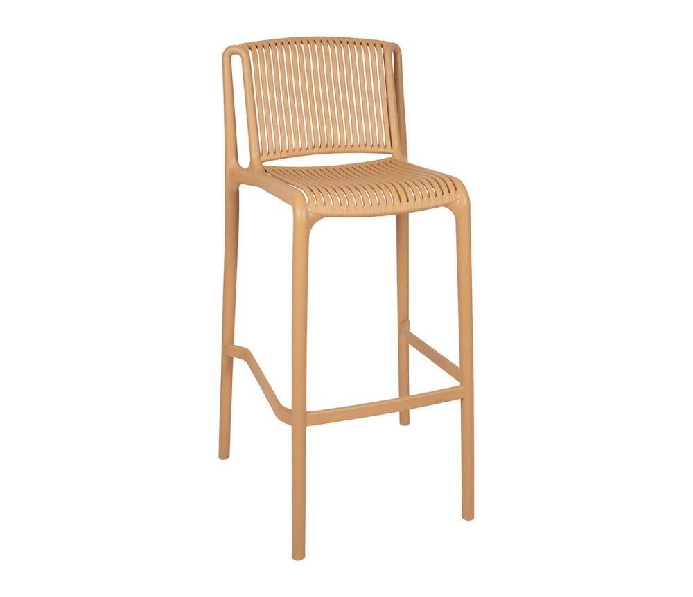 Chaise Haute Beige – 52,5 x 49 x H100 cm – Polypropylène
