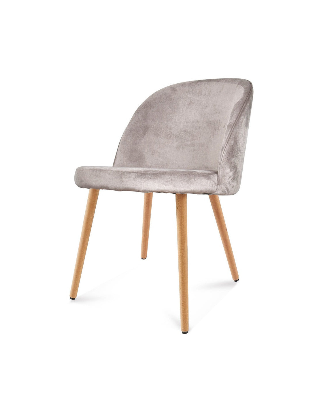 Chaise Ingrid velours taupe – Opjet