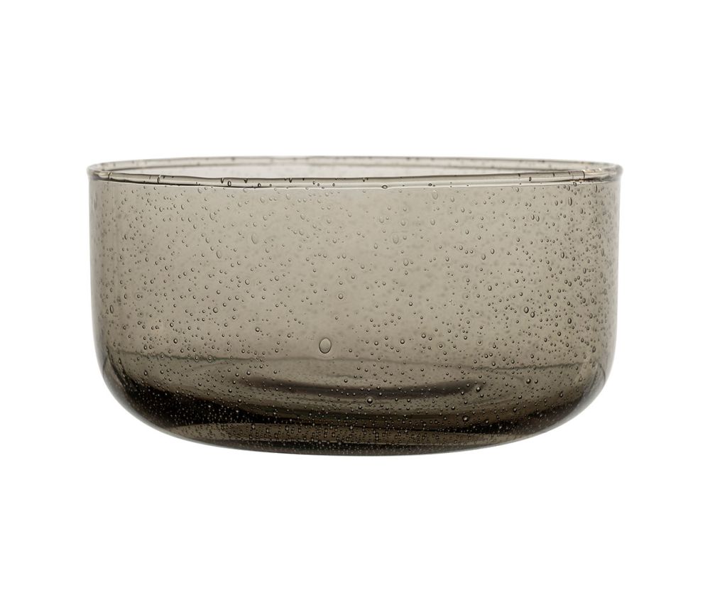 Coupelle Pernille – Ø 13 x H 6,5 cm – Verre bullé