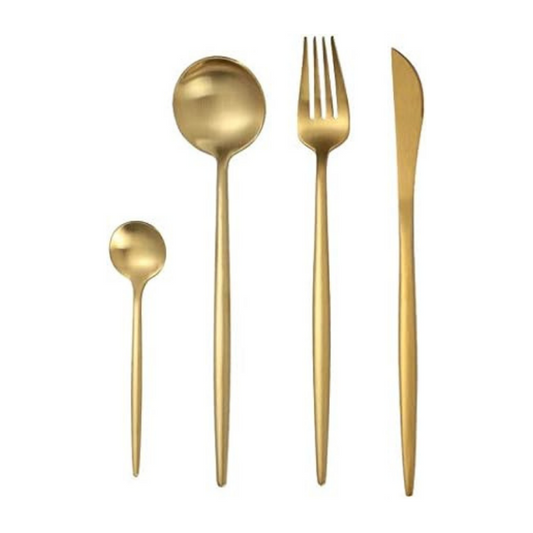 Lot de 4 couverts Champagne - Lot Vaisselles pour évènements