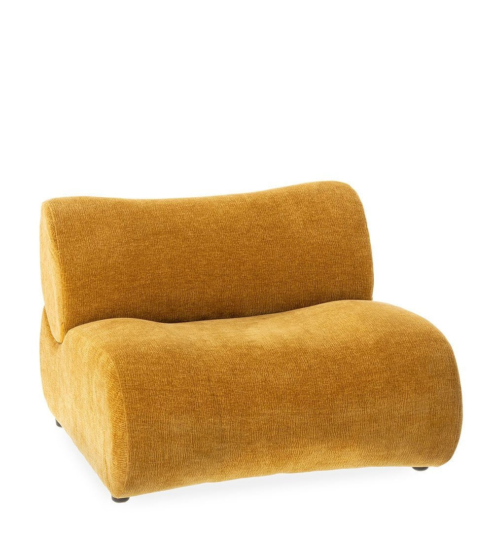 Fauteuil Hinton Moutarde – 92 x 101,5 x H67,5 cm
