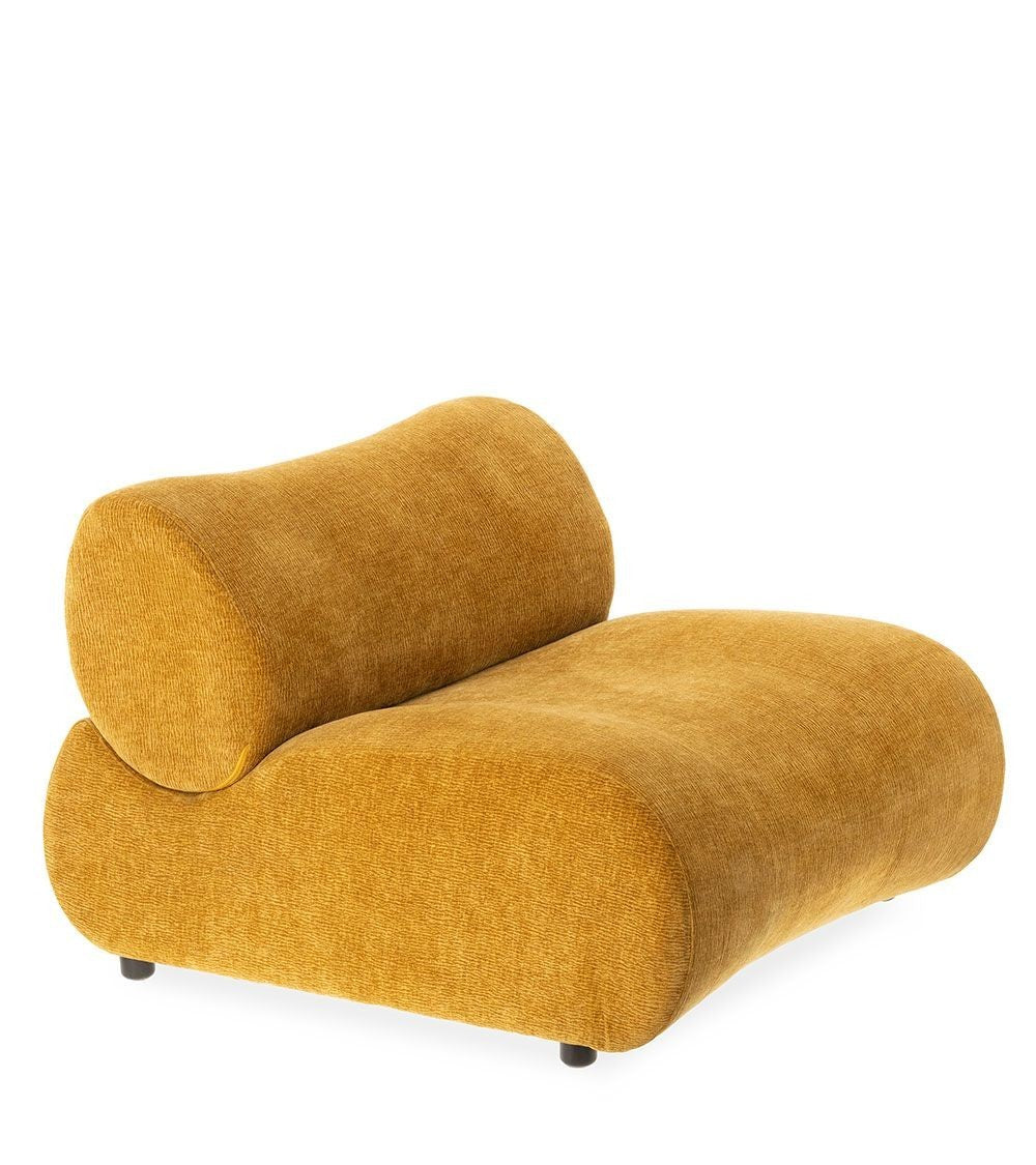 Fauteuil Hinton Moutarde – 92 x 101,5 x H67,5 cm
