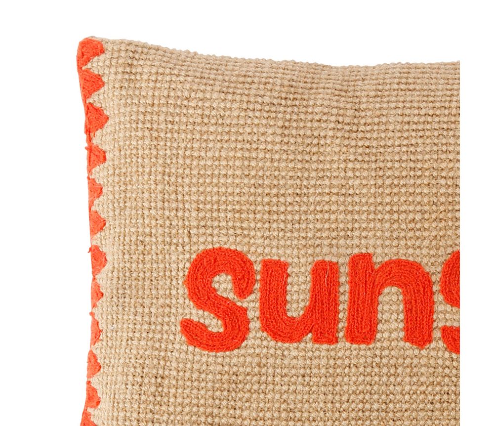 Housse de coussin Seguia Nat “Sunshine” – 50 x 30 cm