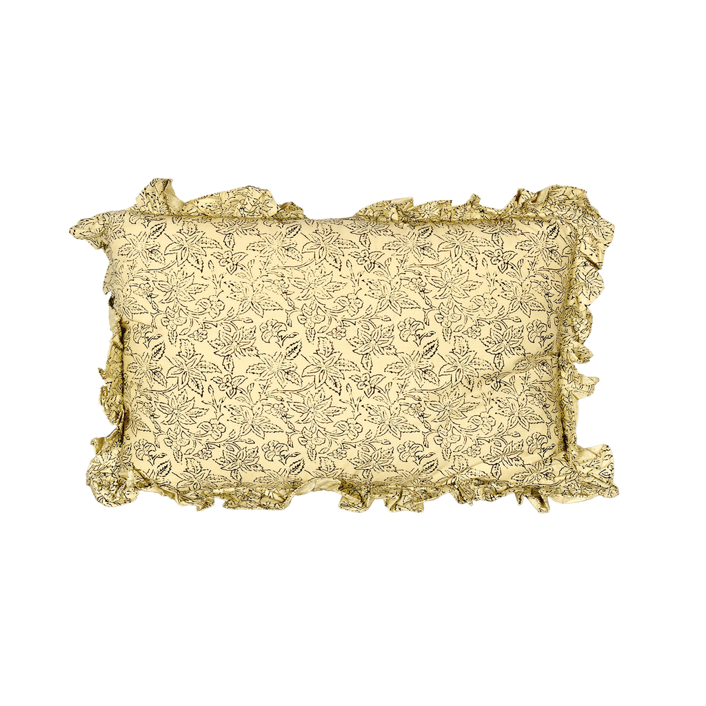 Coussin Print Rectangle Pipar Écru – 40 × 60 cm