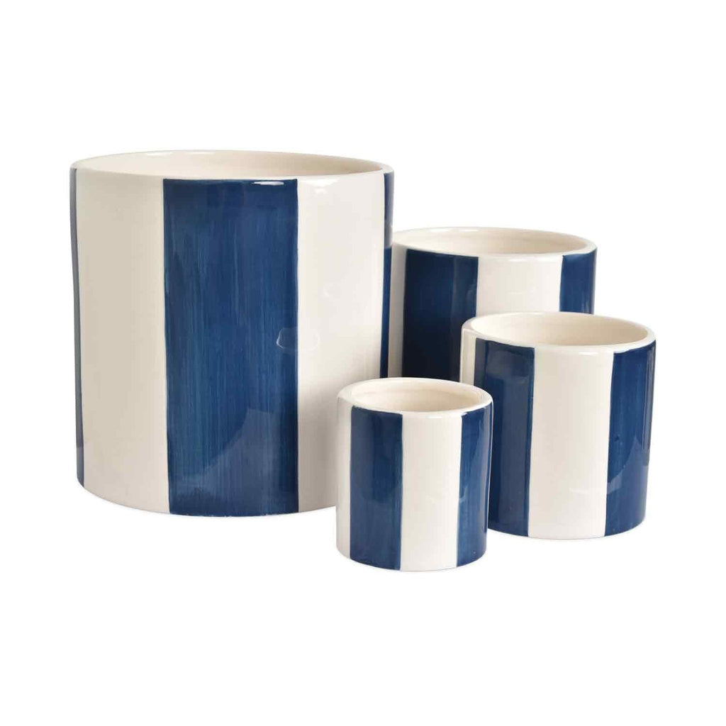 Set de 4 pots rayure