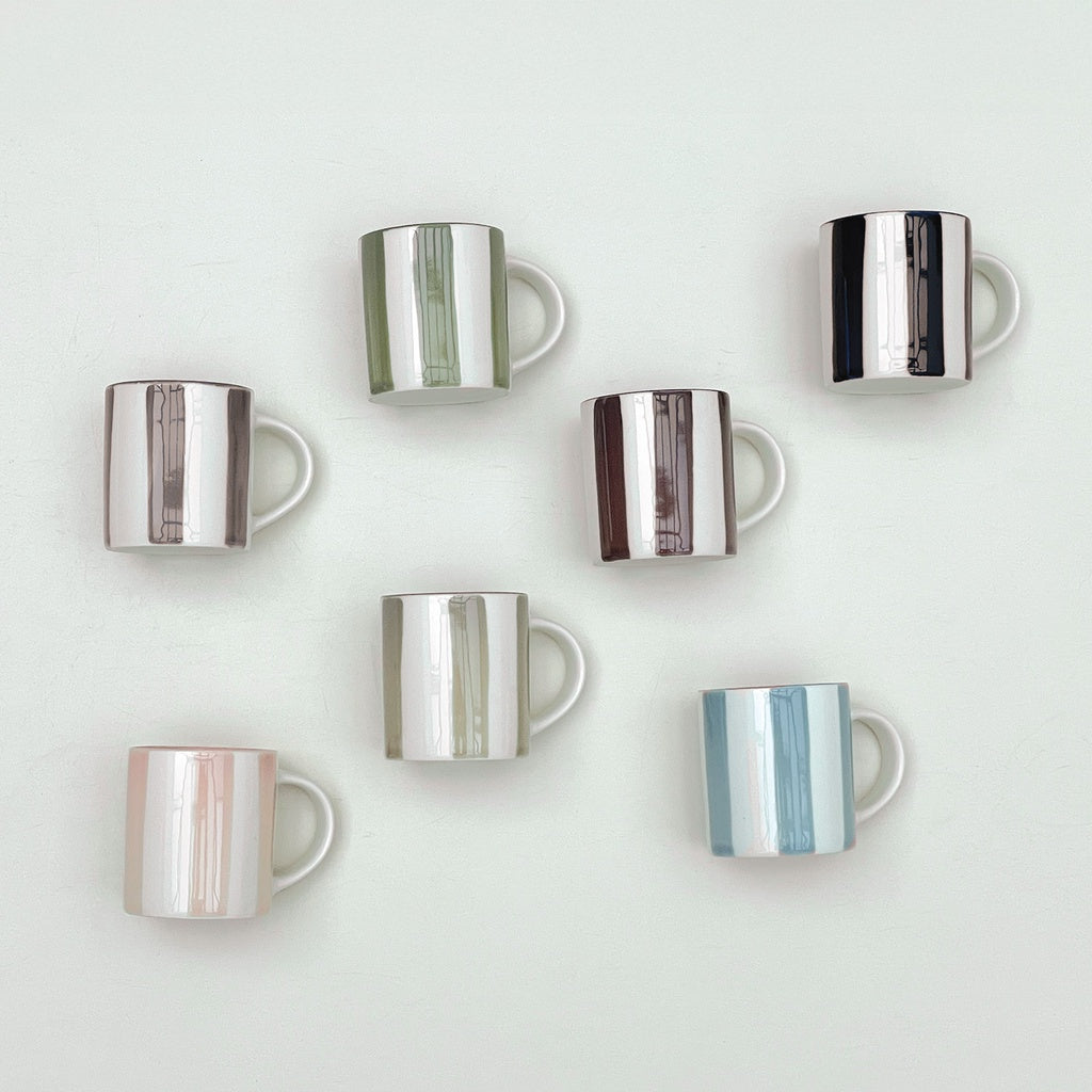 Tasse expresso graphique 15 cl – D6,3 x H7,1 cm