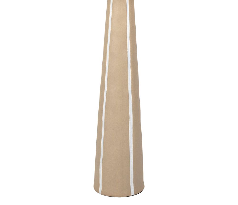 Lampe haute paese écru 52x103 céramique