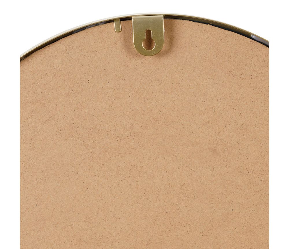 Miroir arche doré grand format – 40 x 150 cm – métal et verre