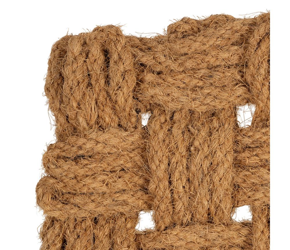 Paillasson tréssé naturel 73x43cm - Coco