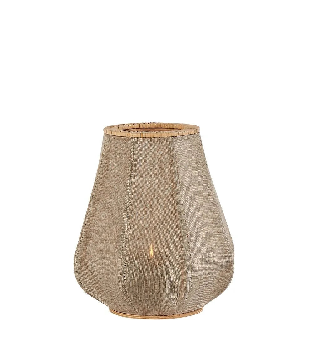 Photophore Ena Ivoire - 29 x 29 x H33 cm