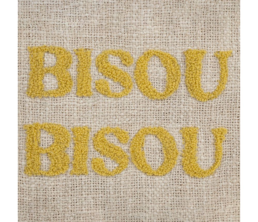 Pochette bijou Lumi jaune et bleu 30x20