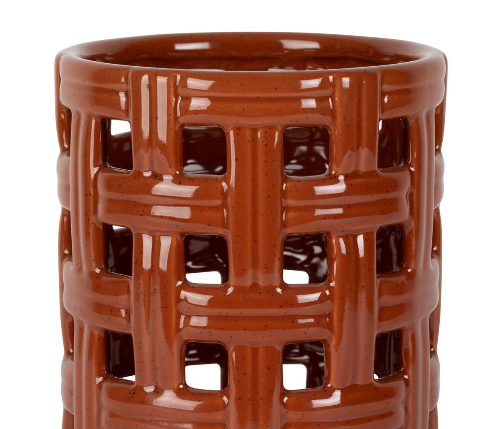 Porte-ustensiles Organic Terracotta – Ø 12 × H 20 cm